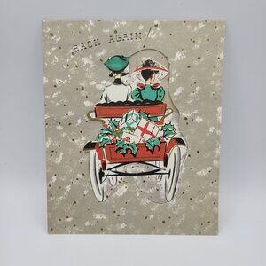 Vintage‎ Christmas Greeting Card Nostalgic Holiday Design Cardinal Creation 353